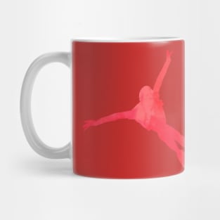 Red figure skater Mug